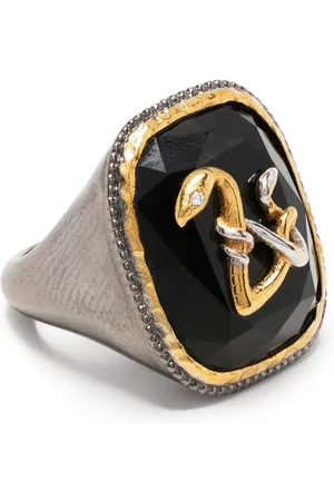 Zadig & Voltaire Anillo con placa del logo