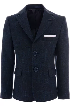 M. Moustache Blazer de vestir con solapas de pico
