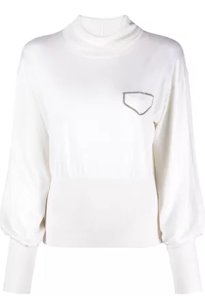 Fabiana Filippi Jersey de punto con detalle Monili