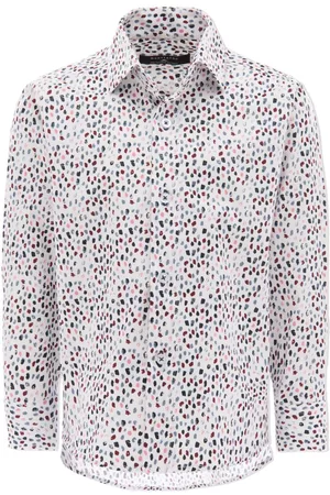 M. Moustache Camisa tipo vestido con estampado granulado