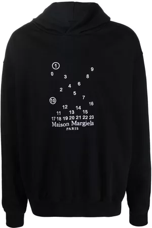 Maison Margiela Sudadera con capucha y logo bordado