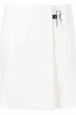 Givenchy Falda asimétrica con diseño de candado