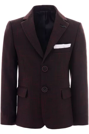 M. Moustache Blazer de vestir con solapas de pico