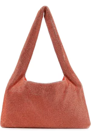 KARA Bolso de hombro con detalles de cristal