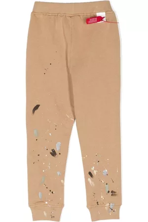 MOSTLY HEARD RARELY SEEN Pantalones de chándal con efecto de pintura