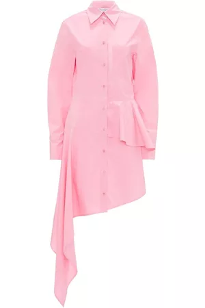J.W.Anderson Vestido camisero asimétrico con diseño peplum