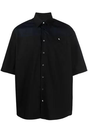 RAF SIMONS Camisa bowling Ghost con eslogan estampado