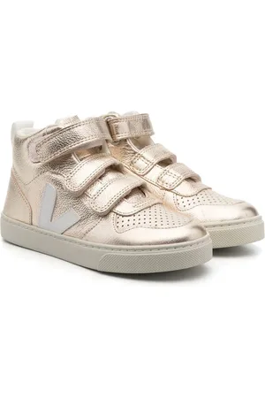 Veja Zapatillas altas metalizadas