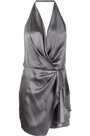 Michelle Mason Vestido con detalles fruncidos