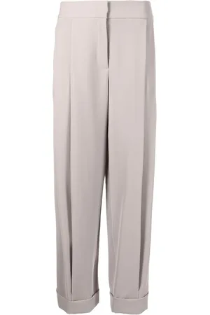 Emporio Armani Pantalones rectos con pinzas