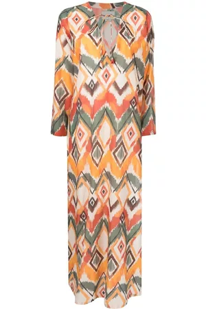 Bambah Vestido Argentina con estampado geométrico