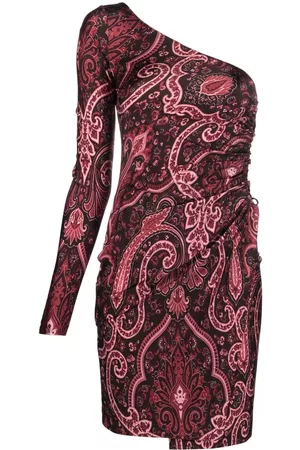 Etro Vestido con estampado de cachemira