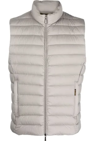 MOORER Chaleco acolchado con cremallera