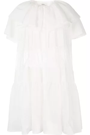 GOEN.J Vestido corto con capas escalonadas