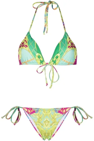 Philipp Plein Bikini con motivo Baroque