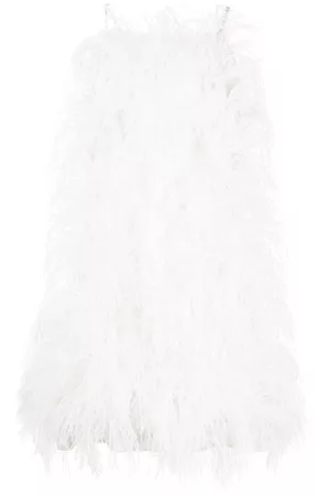 Cult Gaia Vestido Shannon con plumas
