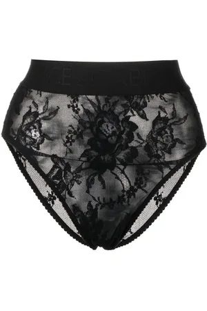 Dolce & Gabbana Bragas de talle alto con encaje floral