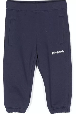 Palm Angels Pantalones de chándal con logo estampado
