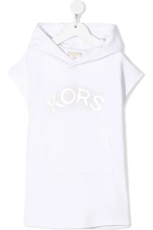 Michael Kors Vestido con capucha y logo estampado