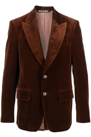 Palm Angels Blazer de terciopelo