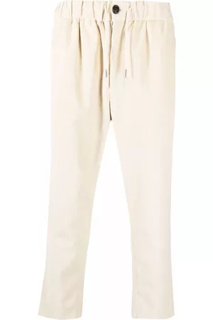 Ami Pantalones de pana con cintura lazada
