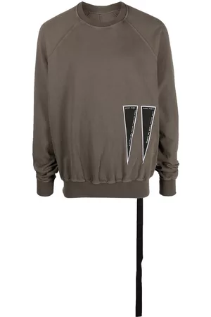 Rick Owens Sudadera con parche triangular