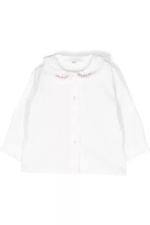 Mariella Ferrari Camisa con bordado floral