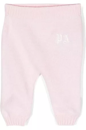 Palm Angels Pantalones con logo bordado