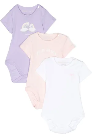 Palm Angels Pack de tres bodies con logo