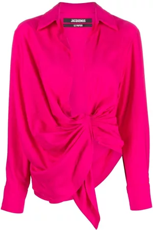 Jacquemus Camisa con detalle de nudo