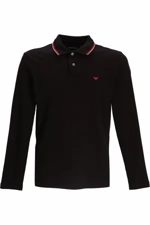 Emporio Armani Polo con logo bordado