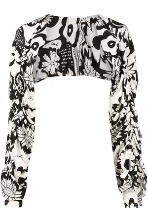 AMIR SLAMA Blusa con estampado floral