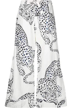 Desmond & Dempsey Pantalones de pijama con motivo de leopardo