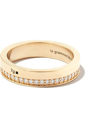 Le Gramme Anillo en oro amarillo de 18kt con diamantes