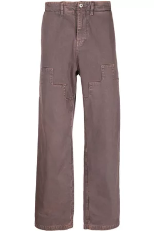 MARCELO BURLON Pantalones rectos Cross