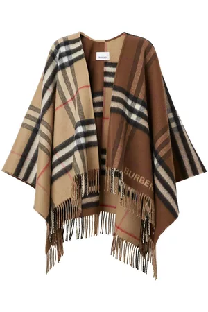 Burberry Capa a cuadros en contraste