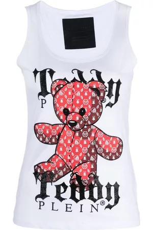 Philipp Plein Top Teddy Plein sin mangas