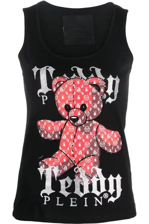 Philipp Plein Top Teddy Plein sin mangas