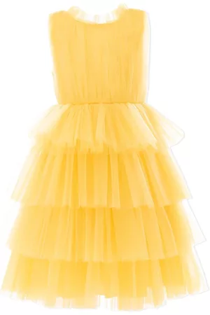 Tulleen Vestido de tul con capas escalonadas