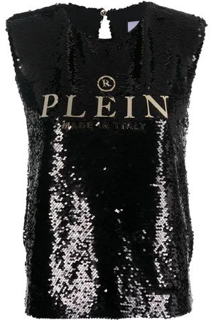 Philipp Plein Blusa con lentejuelas