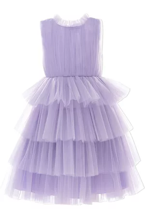 Tulleen Vestido Farvue con capas escalonadas