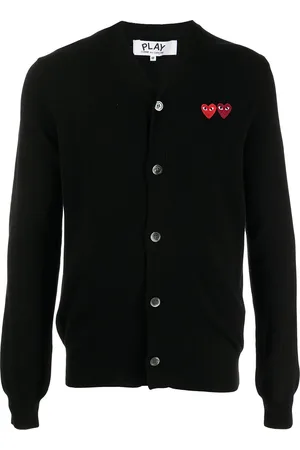 Comme des Garçons Cárdigan Double Heart
