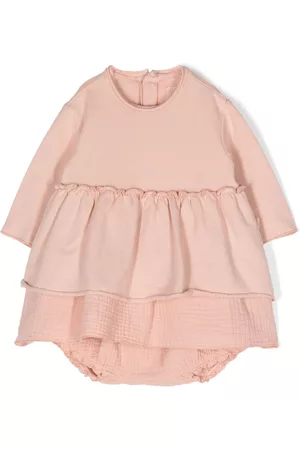 TEDDY & MINOU Vestido con volantes y cuello redondo