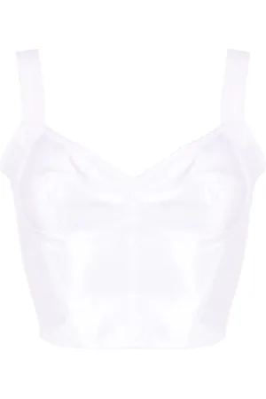 Dolce & Gabbana Cropped lace panel top