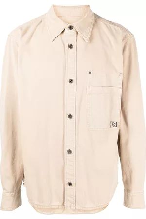 WOOYOUNGMI Camisa con placa del logo