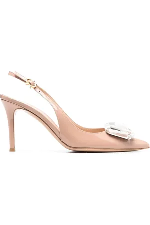 Gianvito Rossi Zapatos de tacón con puntera enjoyada