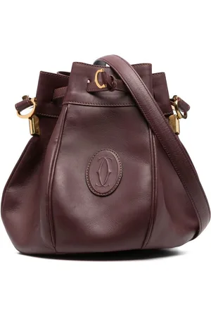 Cartier Bolso bombonera con logo en relieve 2000 pre-owned