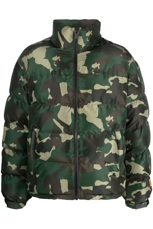 Heron Preston Plumífero con motivo militar