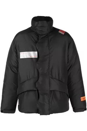 Heron Preston Plumífero con parche de logo