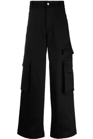 GCDS Pantalones cargo con parche del logo